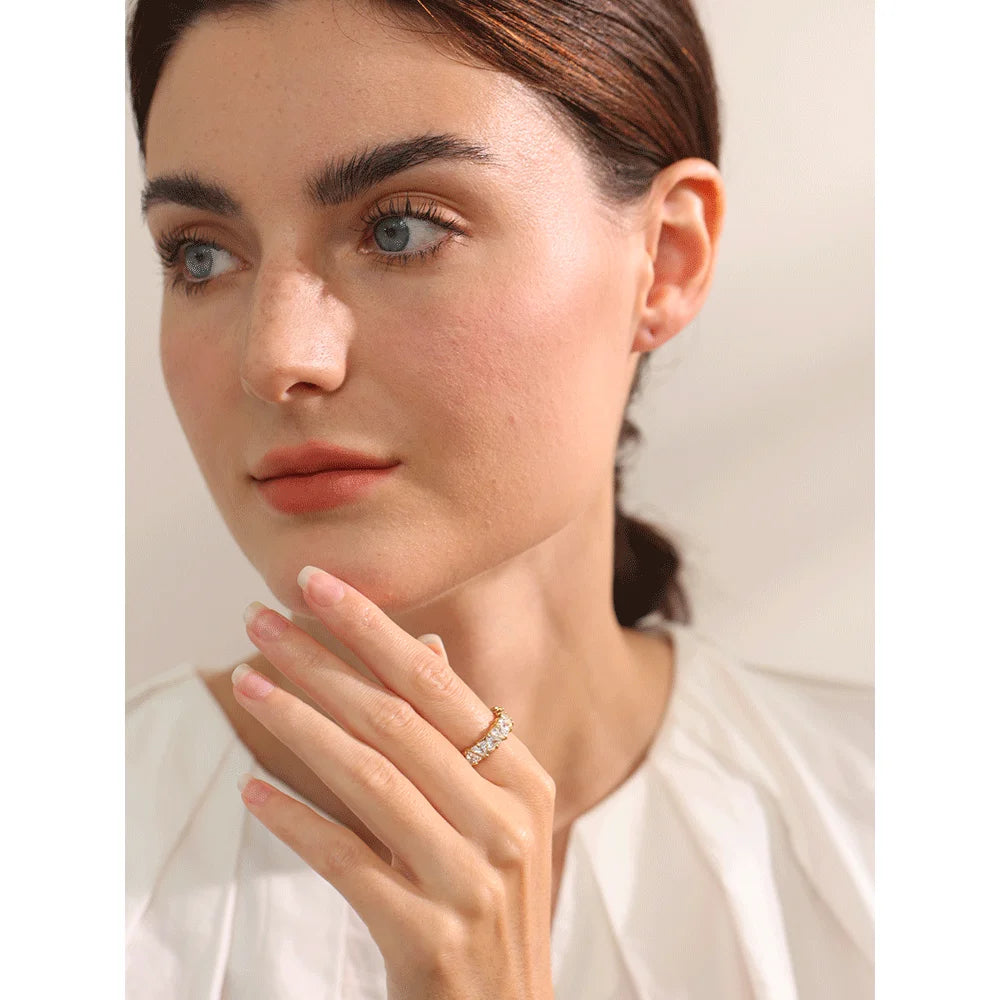 Anel Gaia Banhado em Ouro 18K