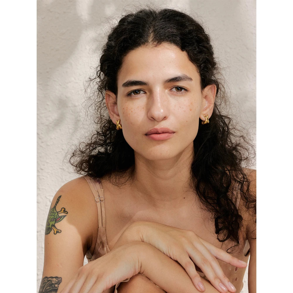 Brinco Vecchio Banhado em Ouro 18K