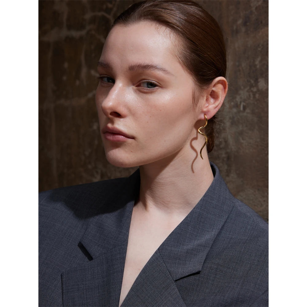 Brinco Luminosità Banhado em Ouro 18K