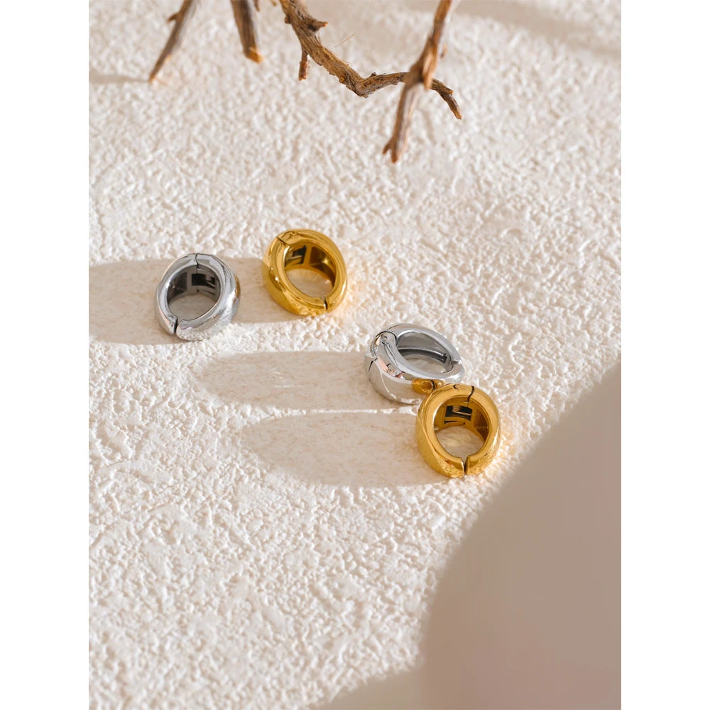 Brinco Soave Banhado em Ouro 18K