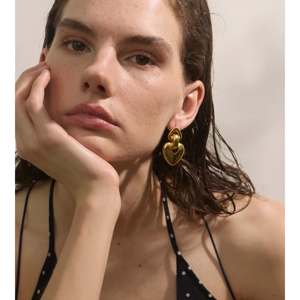 Brinco Carissima Banhado em Ouro 18K