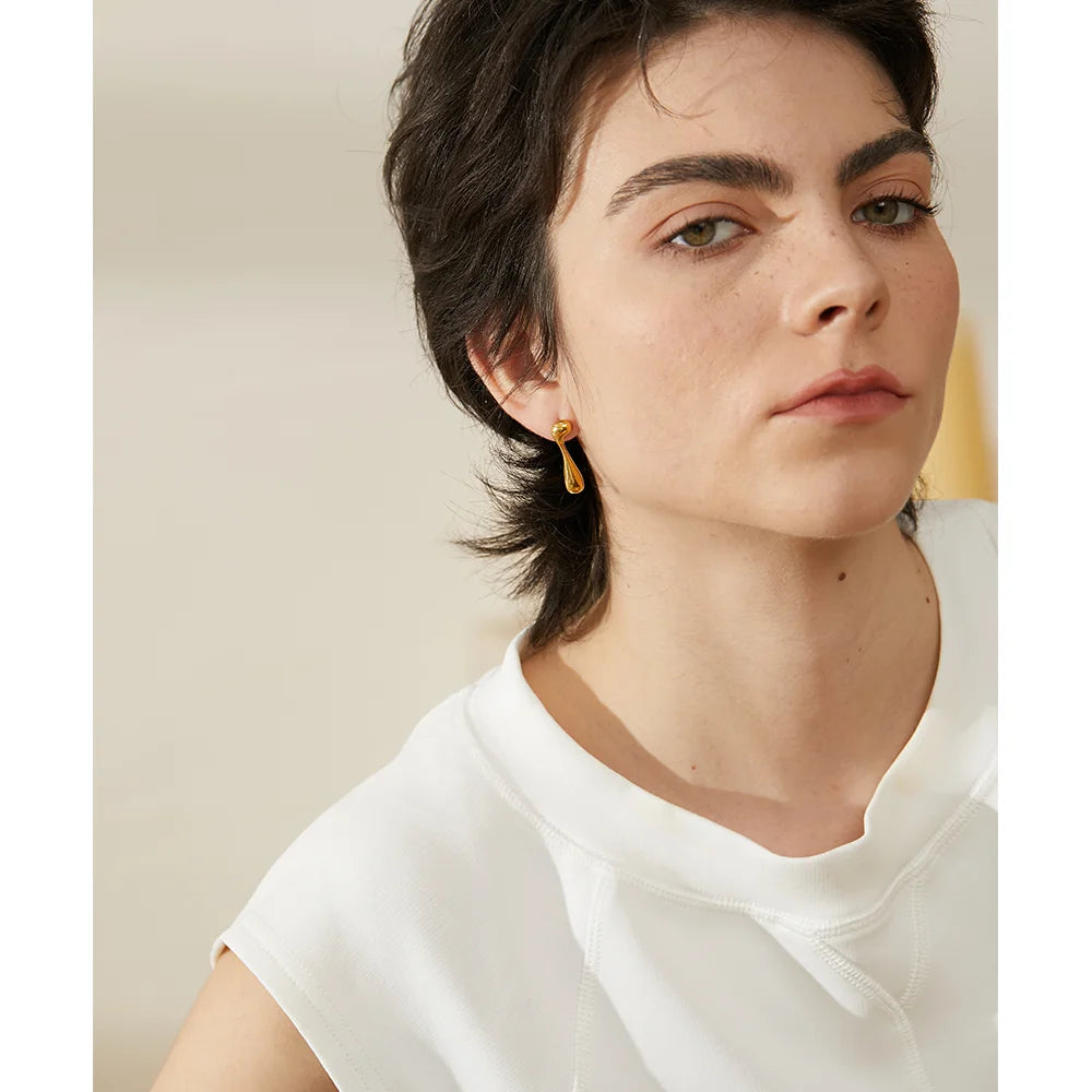 Brinco Riflesso Banhado em Ouro 18K