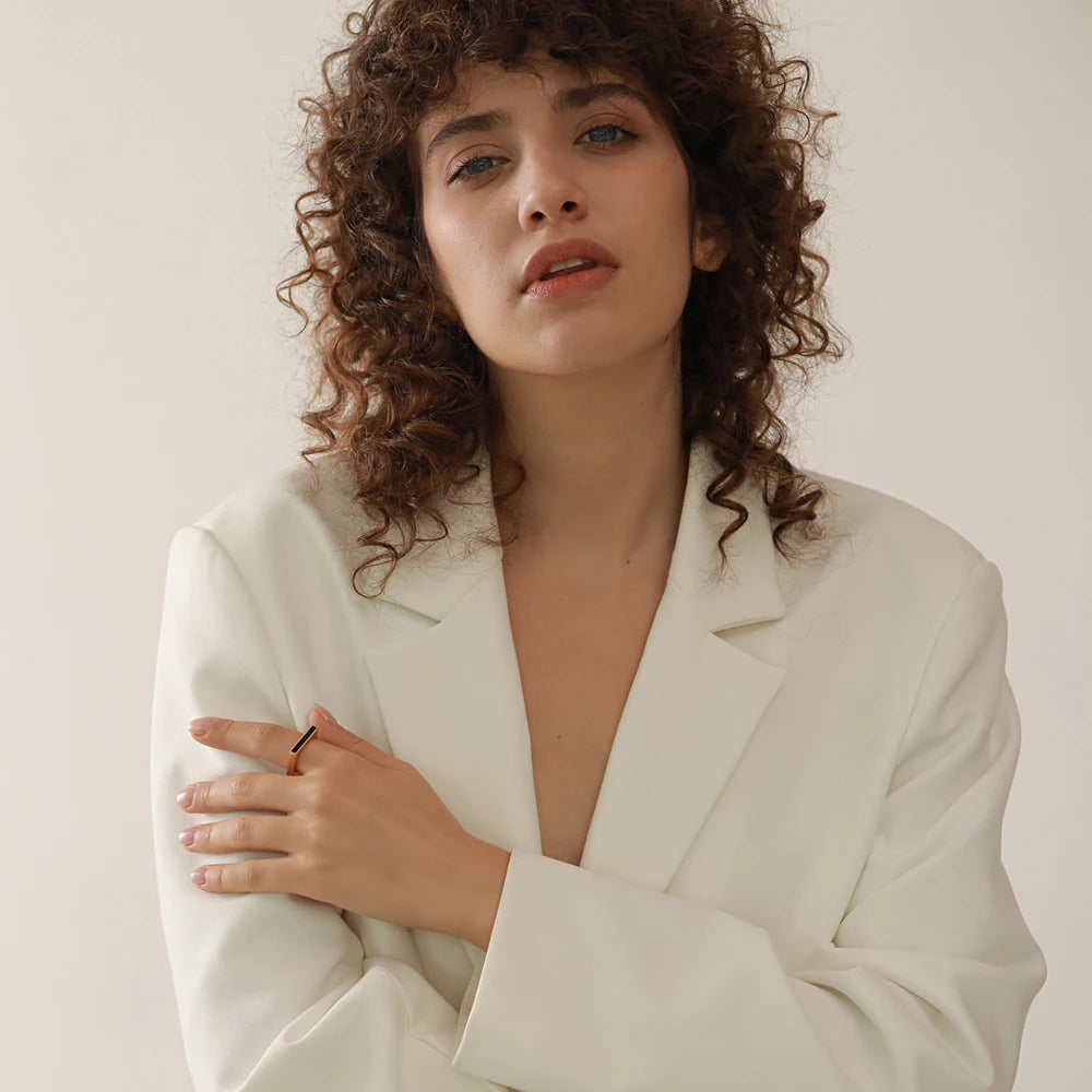 Anel Sabbia Banhado em Ouro 18K