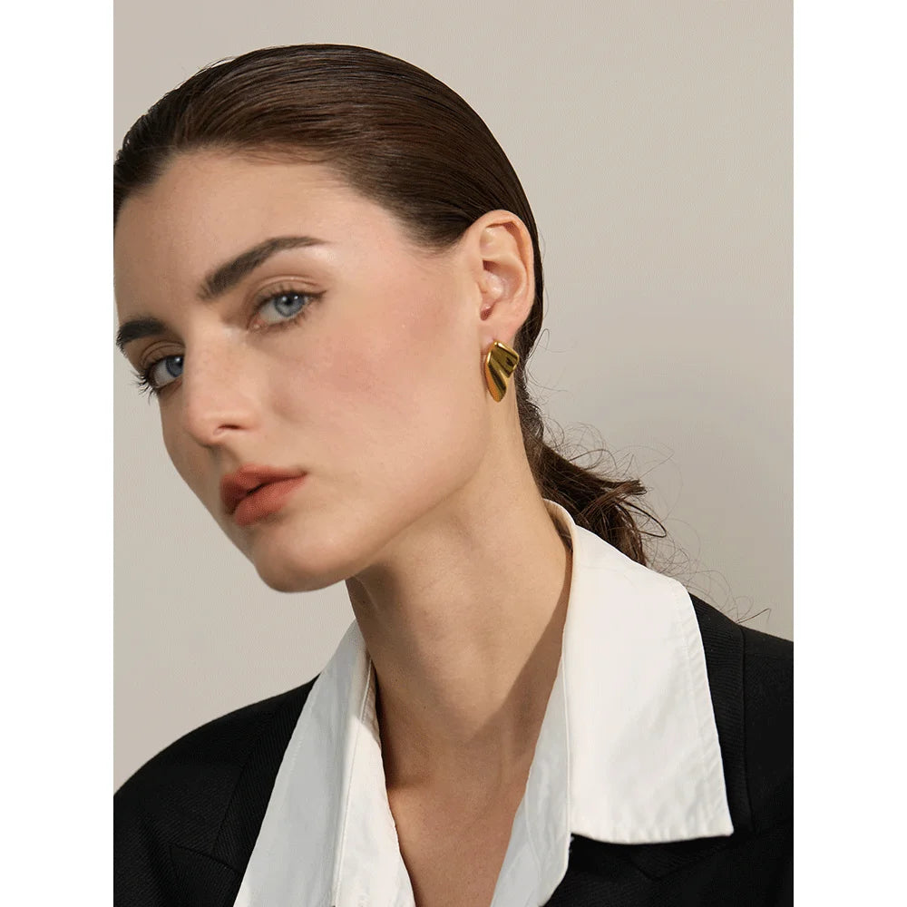 Brinco Incisa d’Amore Banhado em Ouro 18K