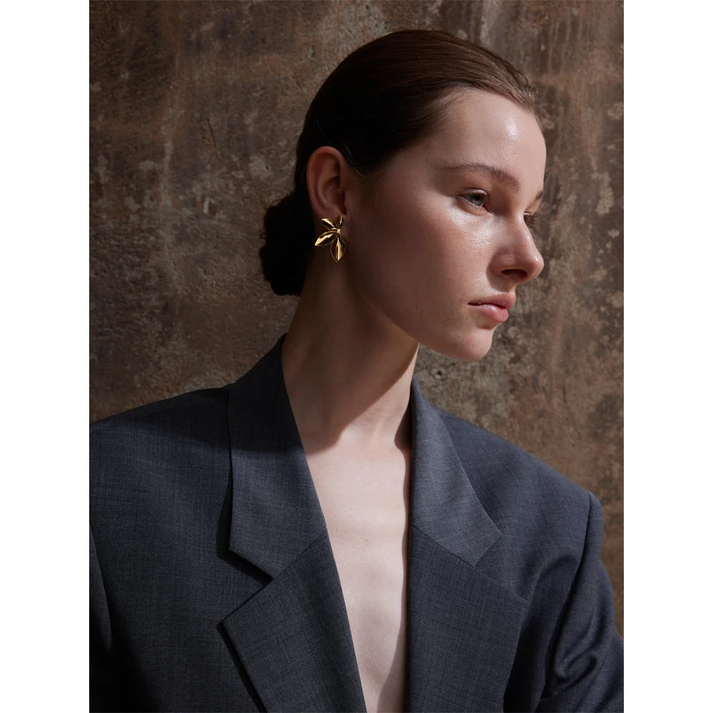 Brinco Raggio Banhado em Ouro 18K