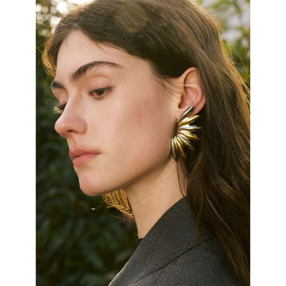 Brinco Serenità Banhado em Ouro 18K