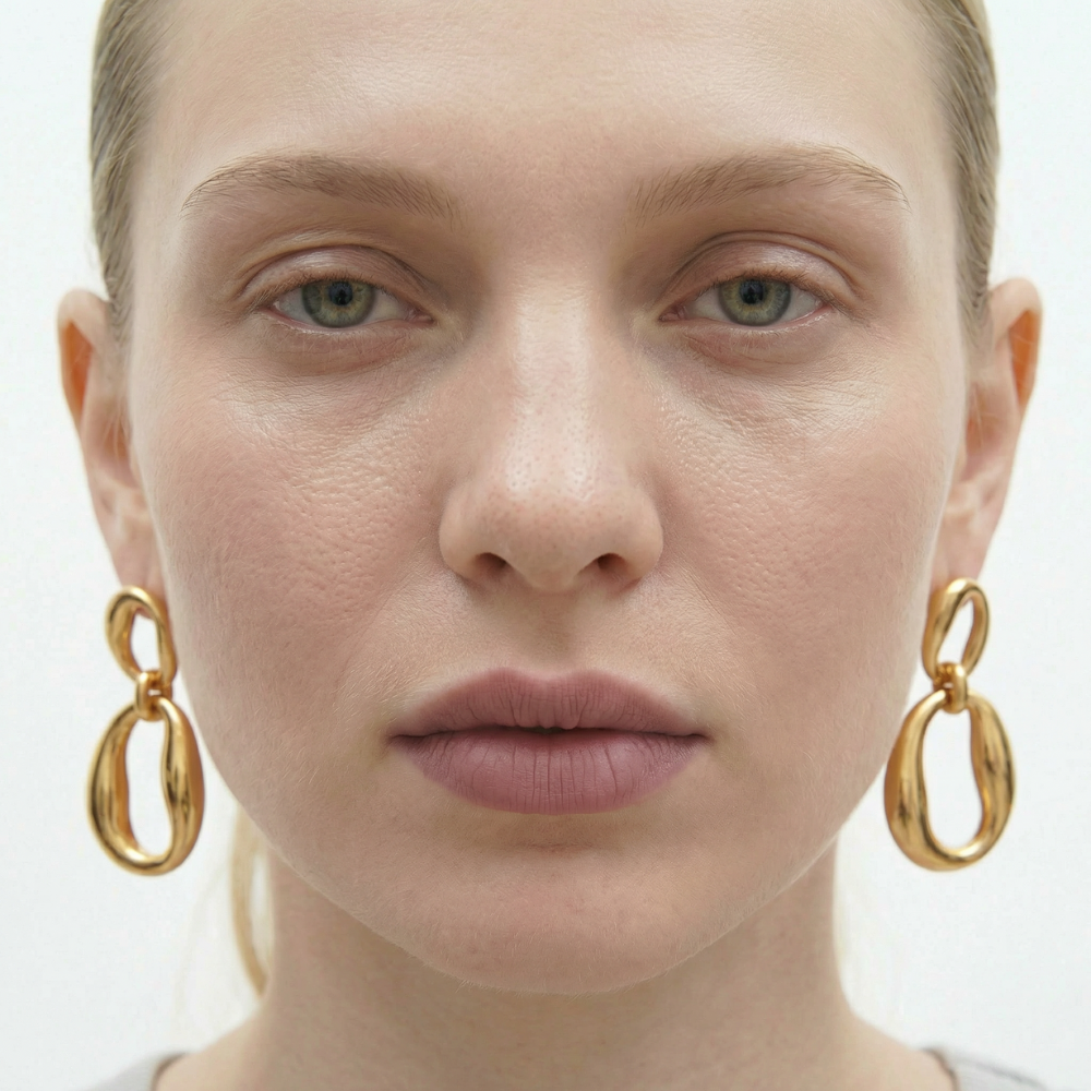 Brinco Fiorenza d’Oro Banhado em Ouro 18K