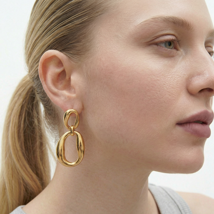 Brinco Fiorenza d’Oro Banhado em Ouro 18K