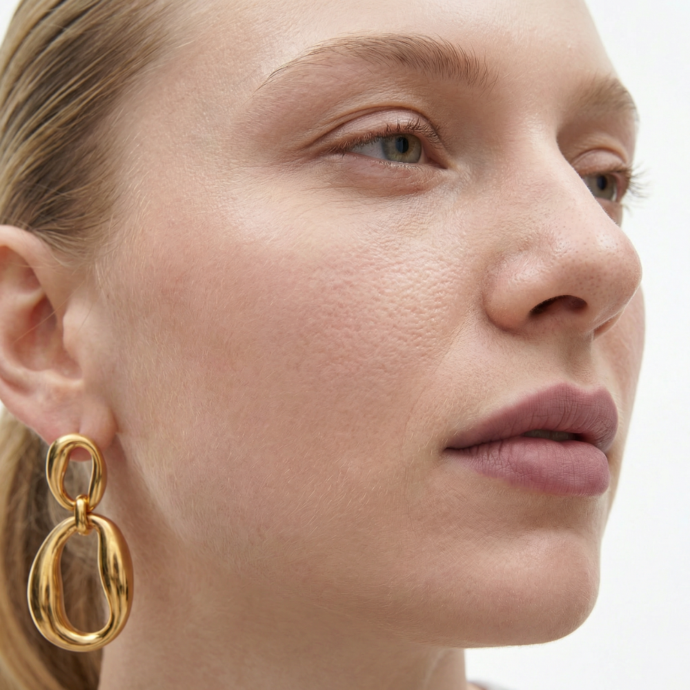 Brinco Fiorenza d’Oro Banhado em Ouro 18K