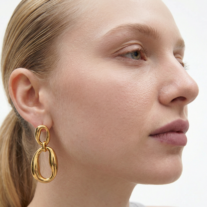 Brinco Fiorenza d’Oro Banhado em Ouro 18K