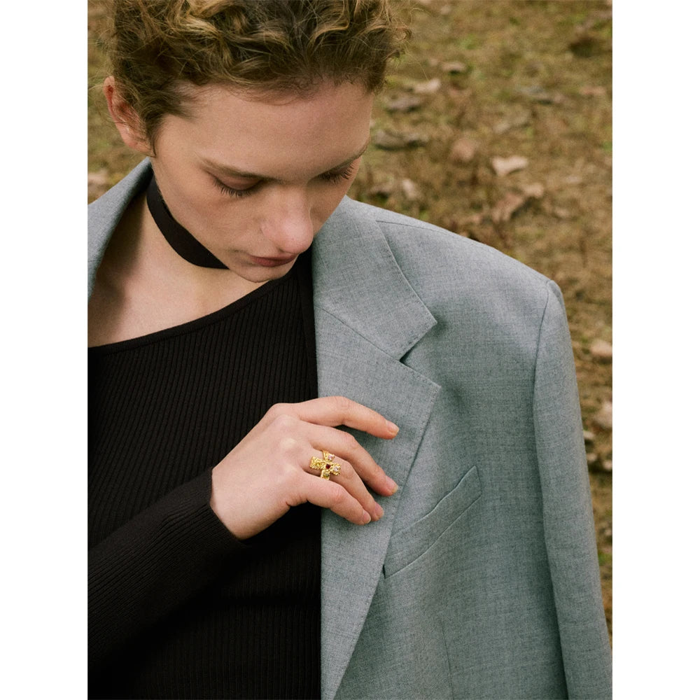 Anel Astro Banhado em Ouro 18K