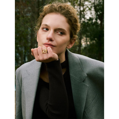 Anel Capri Banhado em Ouro 18K