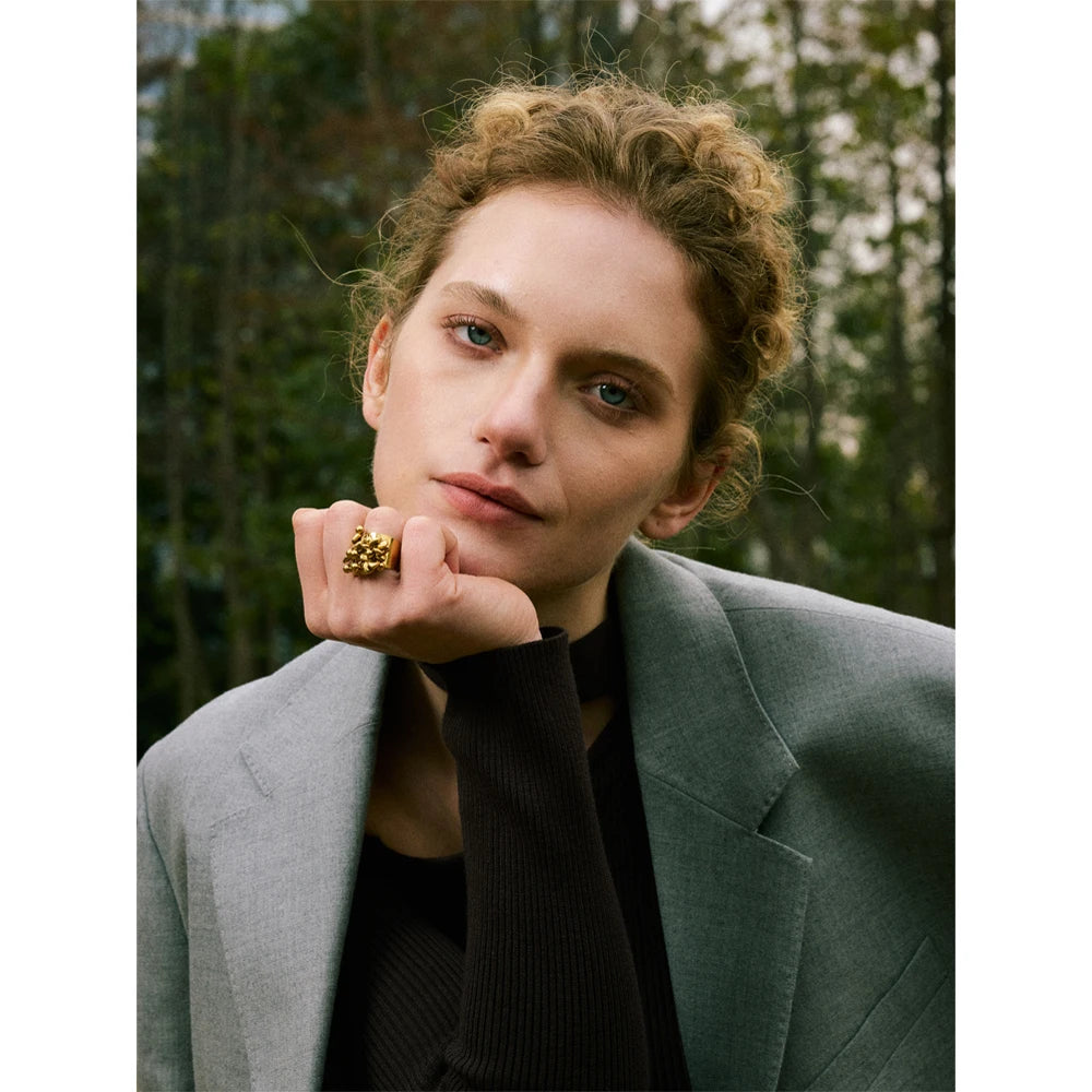 Anel Candence Banhado em Ouro 18K