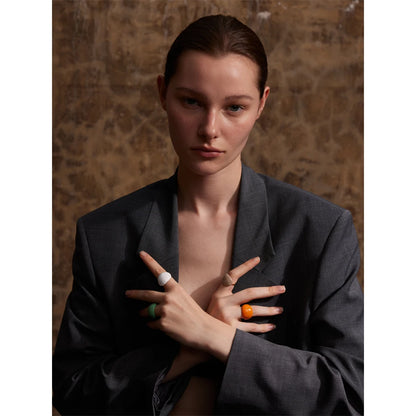 Anel Clarice Banhado em Ouro 18K