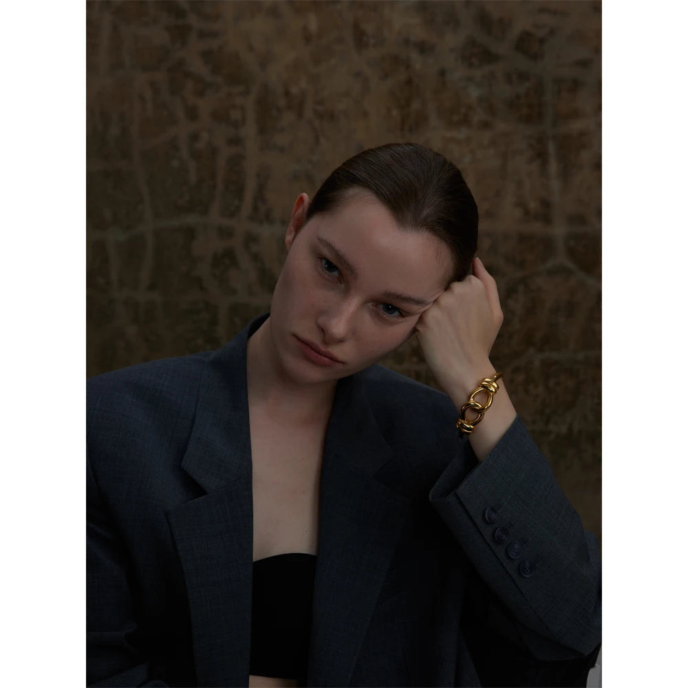 Bracelete Alice Banhado em Ouro 18K