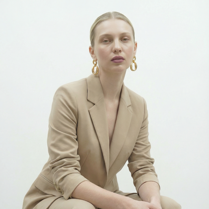 Brinco Fiorenza d’Oro Banhado em Ouro 18K