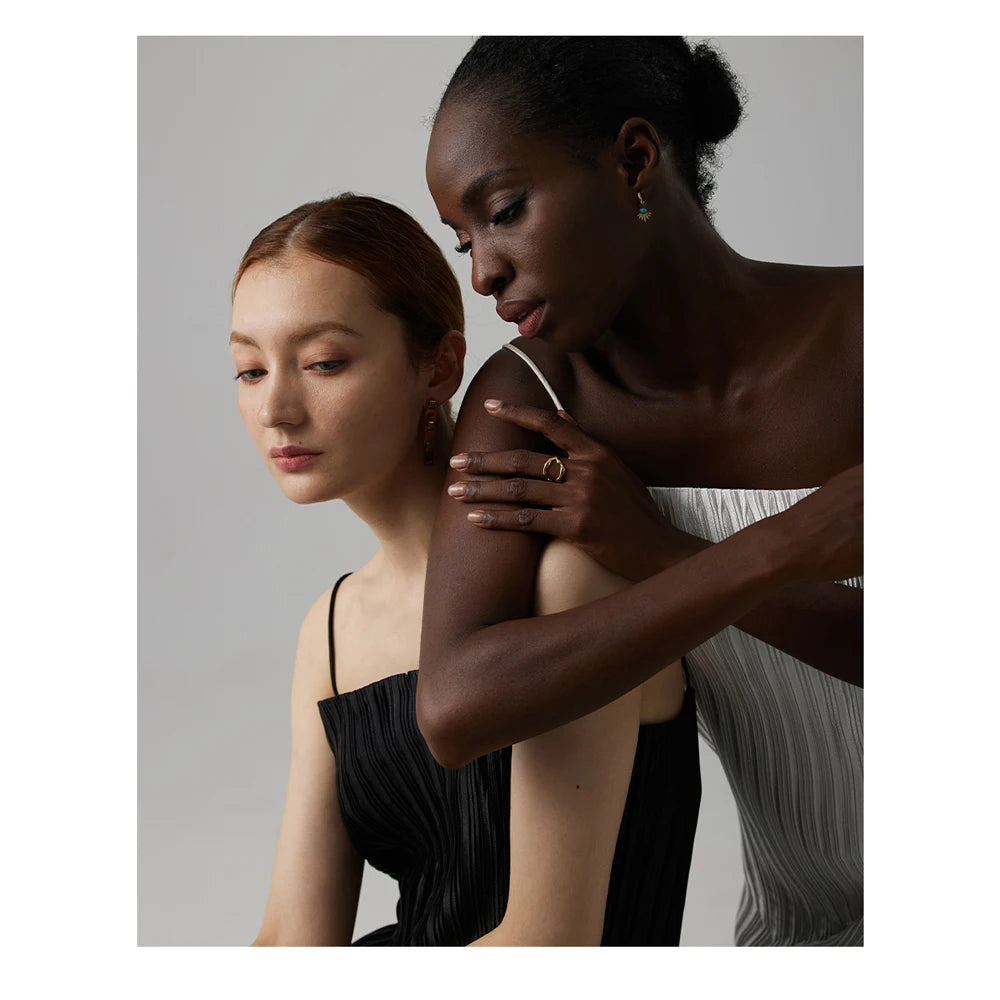 Anel Calissé Banhado em Ouro 18K