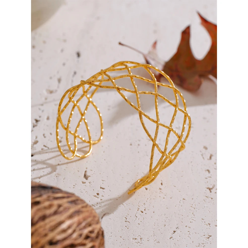 Bracelete Icon Banhado em Ouro 18K