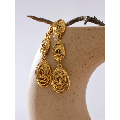 Brinco Gioia Banhado em Ouro 18K