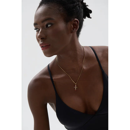 Colar Zaffiro Banhado em Ouro 18K