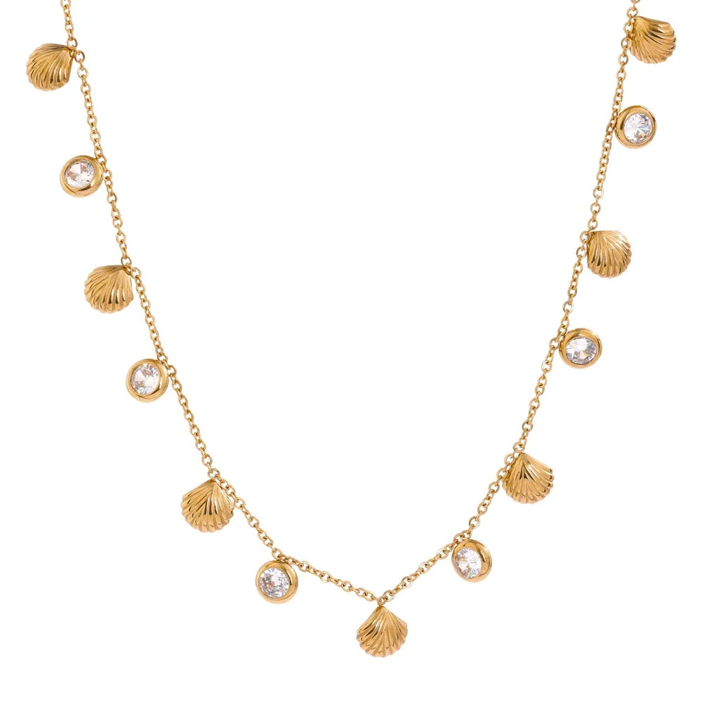 Colar Auryn Banhado em Ouro 18K