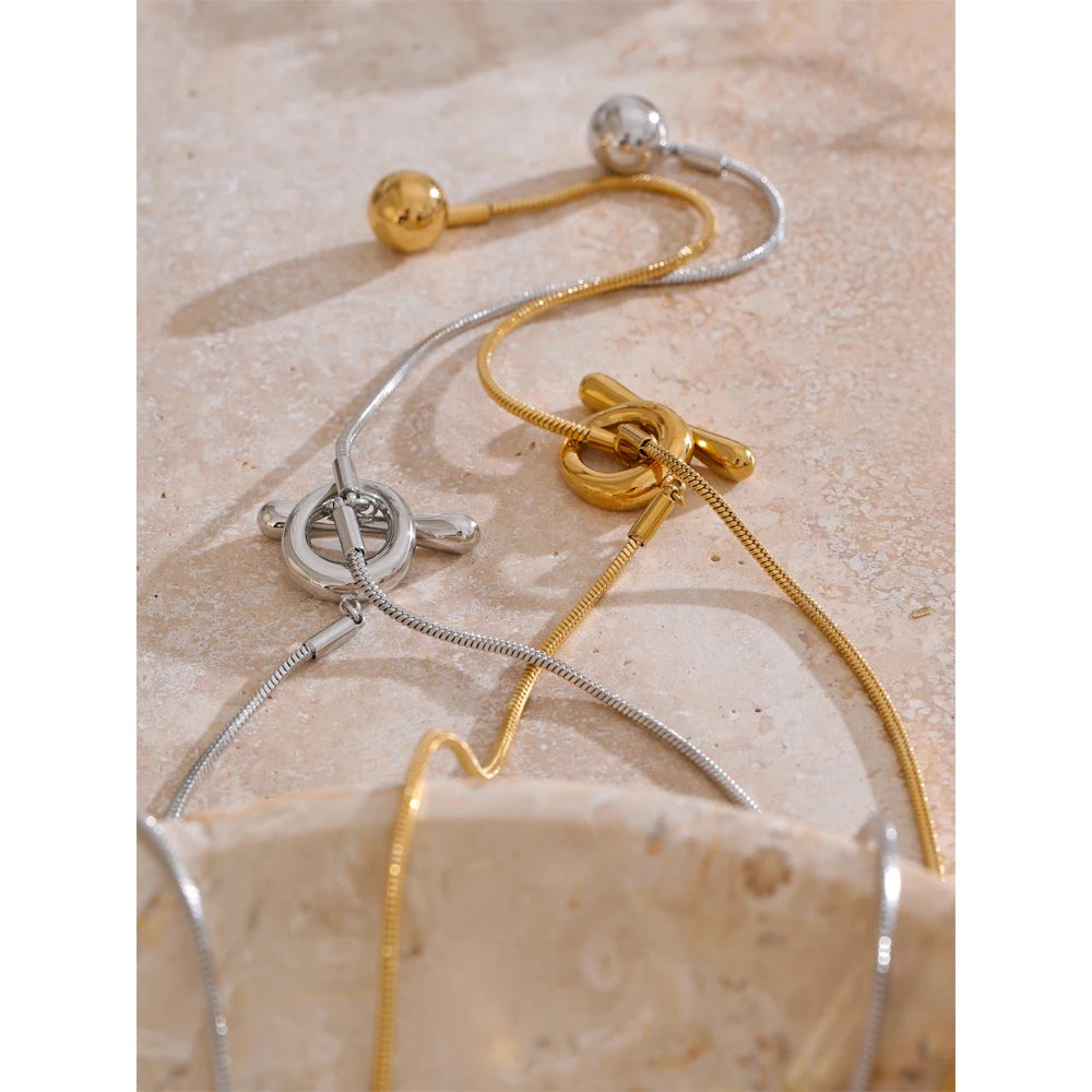 Colar Améline Banhado em Ouro 18K