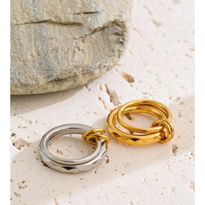 Anel Riflessa Banhado em Ouro 18K