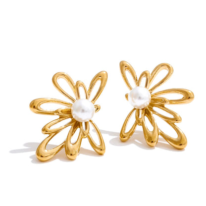 Brinco Senza Banhado em Ouro 18K