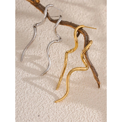 Brinco Luminosità Banhado em Ouro 18K