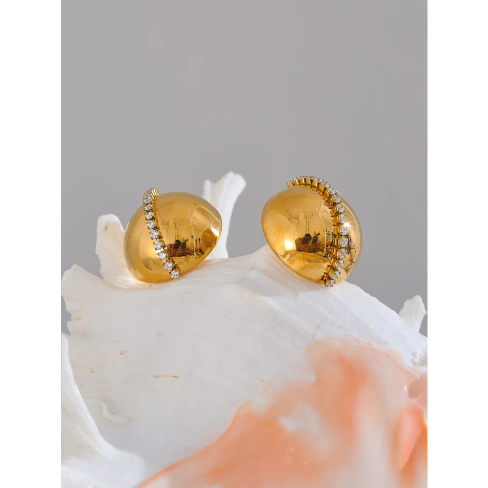 Brinco Delizia Banhado em Ouro 18K