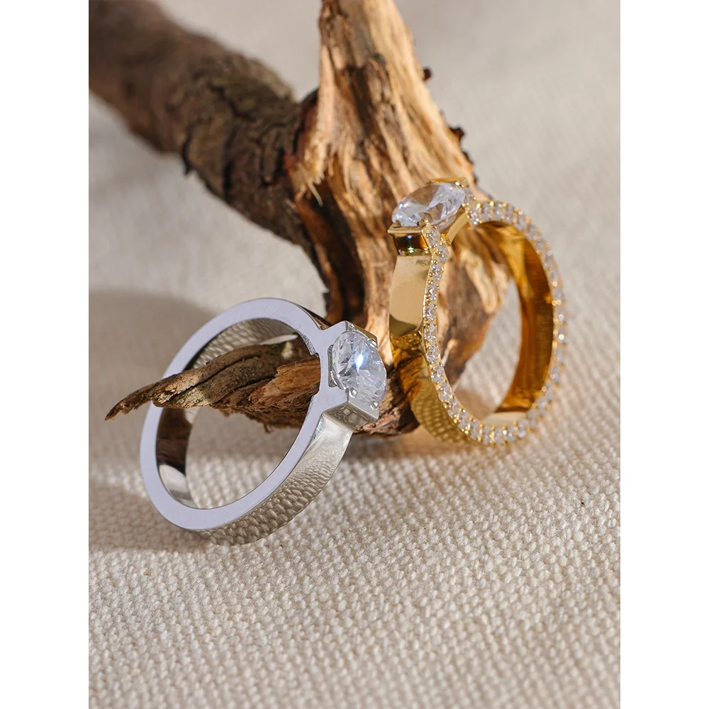 Anel Stella Banhado em Ouro 18K