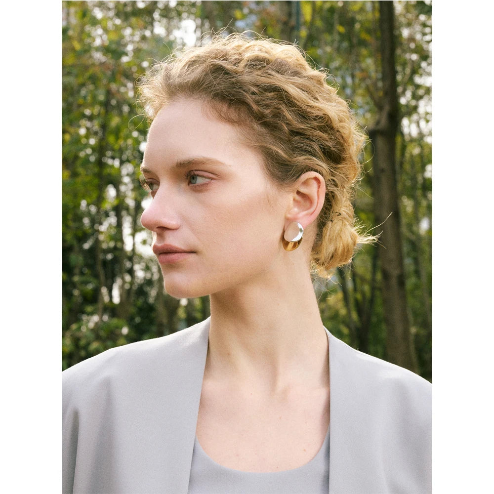 Brinco Donna Banhado em Ouro 18K