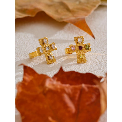 Anel Astro Banhado em Ouro 18K