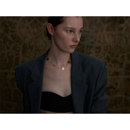 Colar Principessa Banhado em Ouro 18K