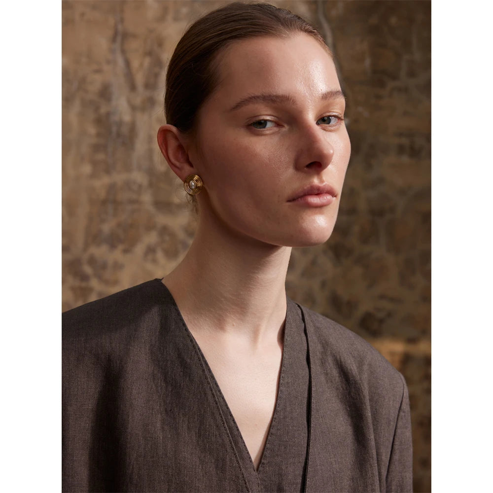 Brinco Intensa Banhado em Ouro 18K