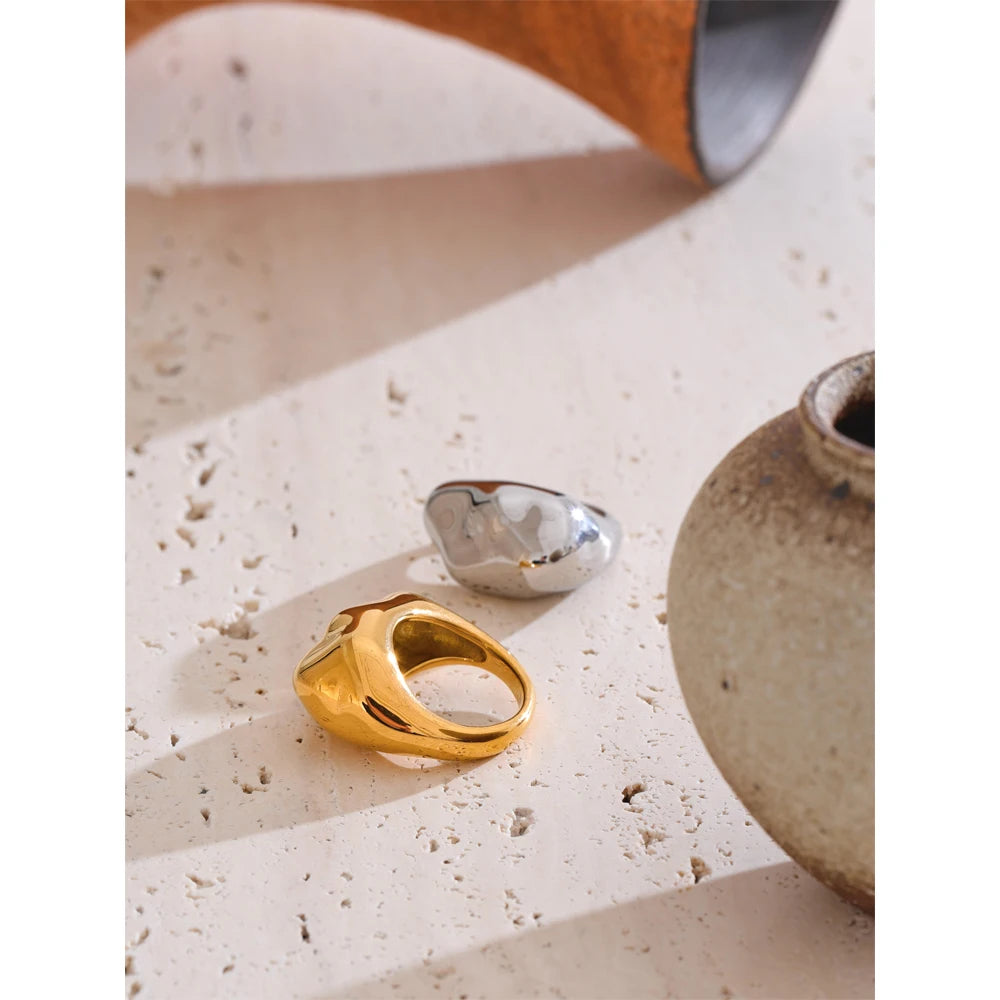 Anel Selune Banhado em Ouro 18K