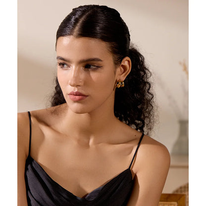 Brinco Monna Banhado em Ouro 18K