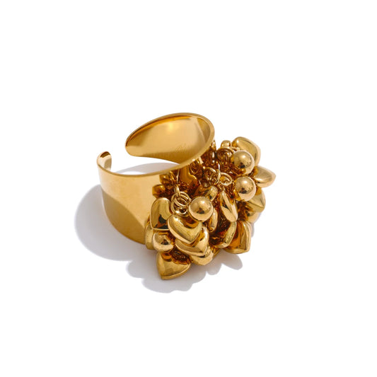 Anel Candence Banhado em Ouro 18K