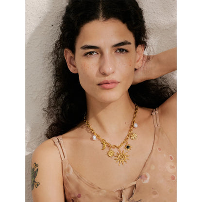 Colar Sea Banhado em Ouro 18K