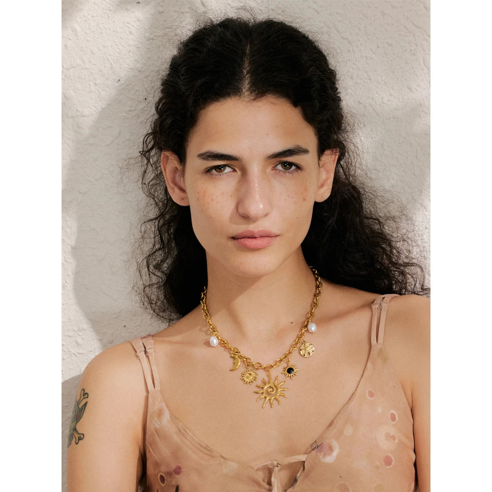 Colar Sea Banhado em Ouro 18K