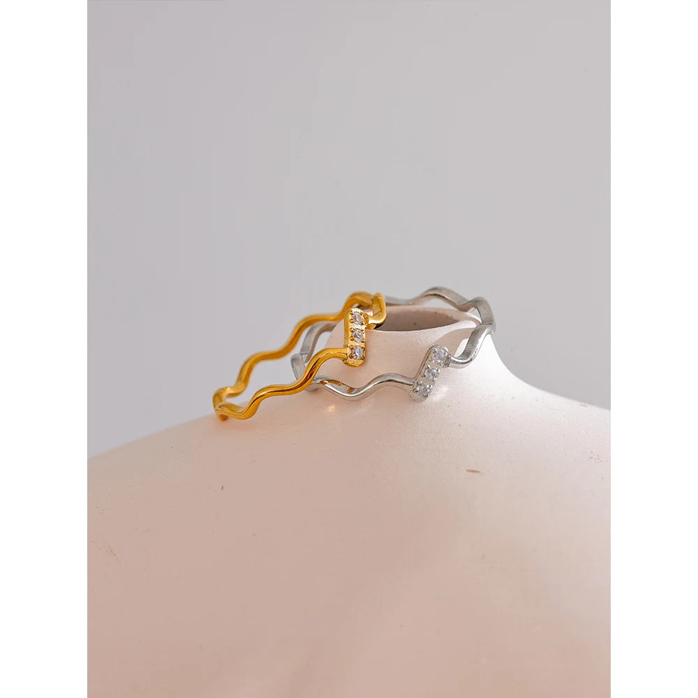 Anel Kaelis Banhado em Ouro 18K