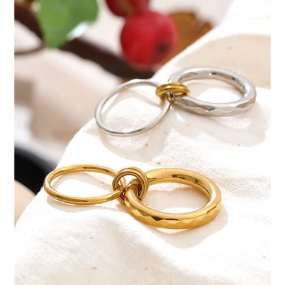 Anel Riflessa Banhado em Ouro 18K