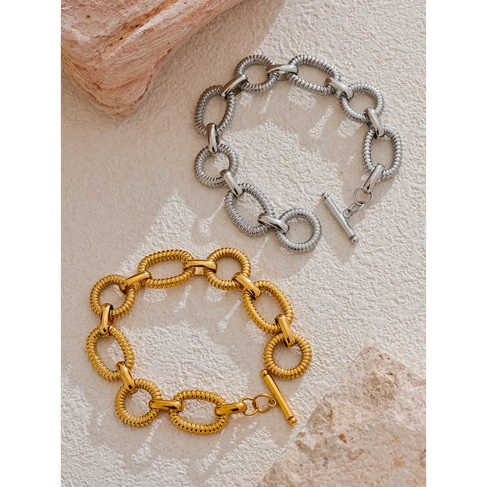 Pulseira Portofino Banhado em Ouro 18K
