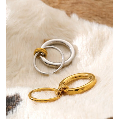 Anel Riflessa Banhado em Ouro 18K