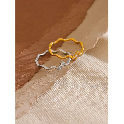 Anel Kaelis Banhado em Ouro 18K