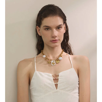 Colar Isolde Banhado em Ouro 18K