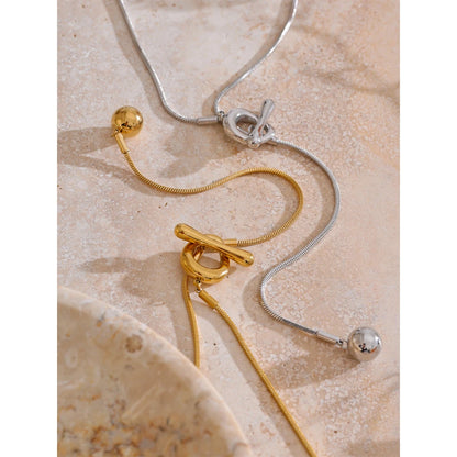 Colar Améline Banhado em Ouro 18K