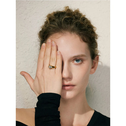 Anel Giorgina Banhado em Ouro 18K