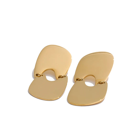 Brinco Ambrata Banhado em Ouro 18K