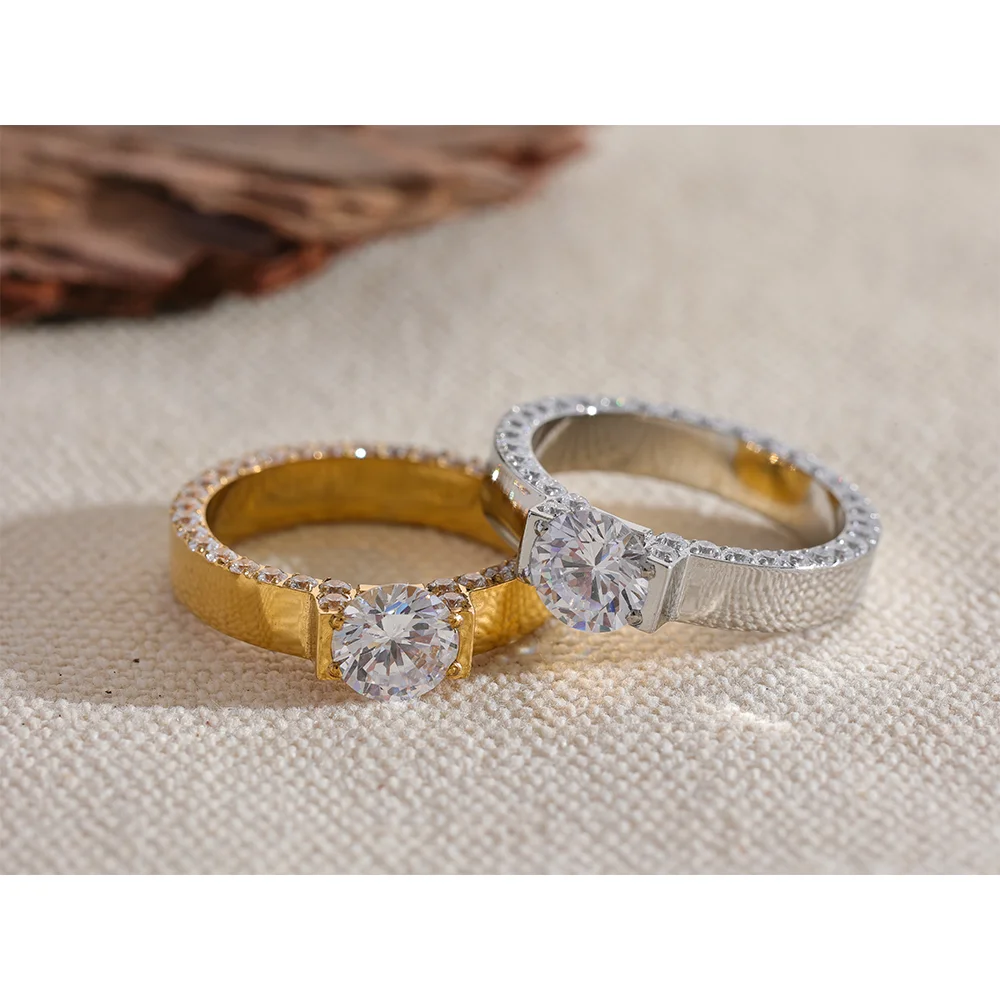 Anel Stella Banhado em Ouro 18K